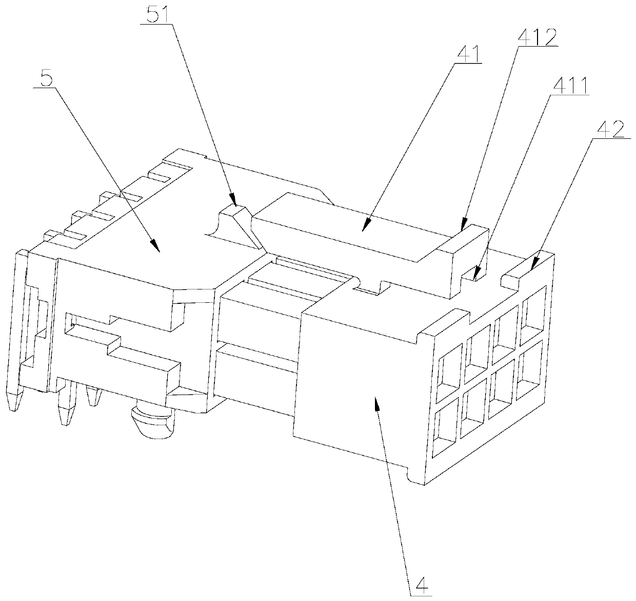 Power supply cable unlocking device applied to server