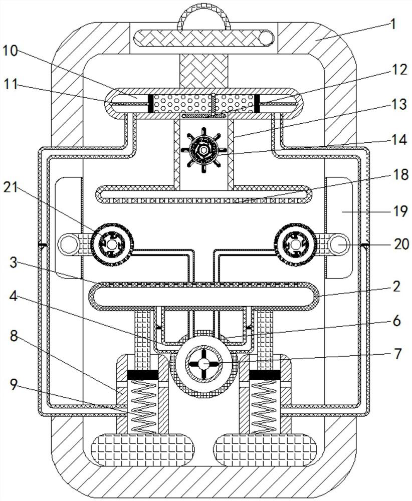 Integrated equipment capable of spraying oxidizing agent to decolor jeans wear and drying jeans wear