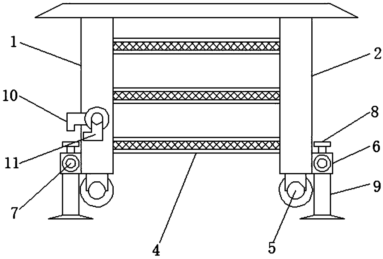 Electronic commerce piling bin fully utilizing storing space