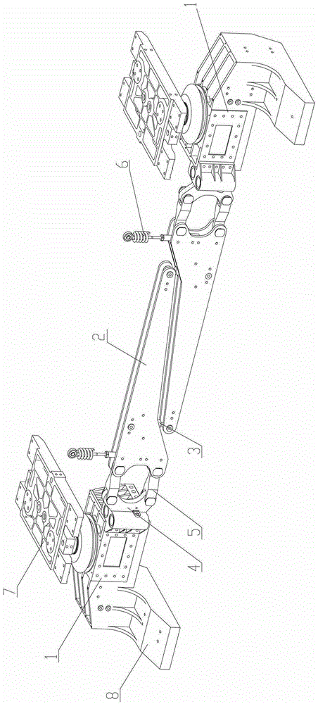 Anti-rolling device for maglev train