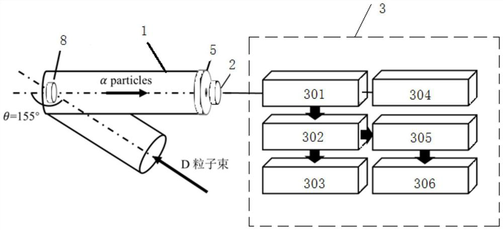 Neutron beam monitoring system based on silicon carbide detector