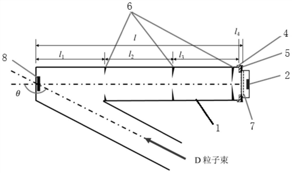 Neutron beam monitoring system based on silicon carbide detector