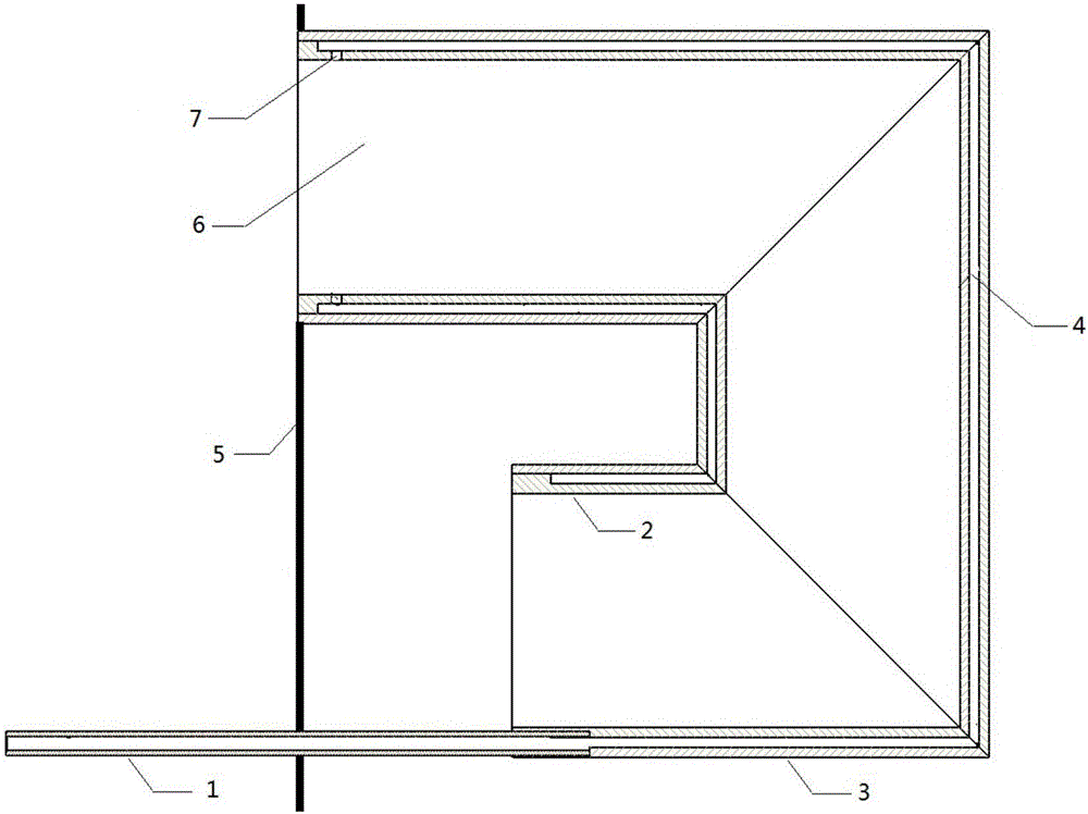 Fuel-cooled type evaporating pipe structure