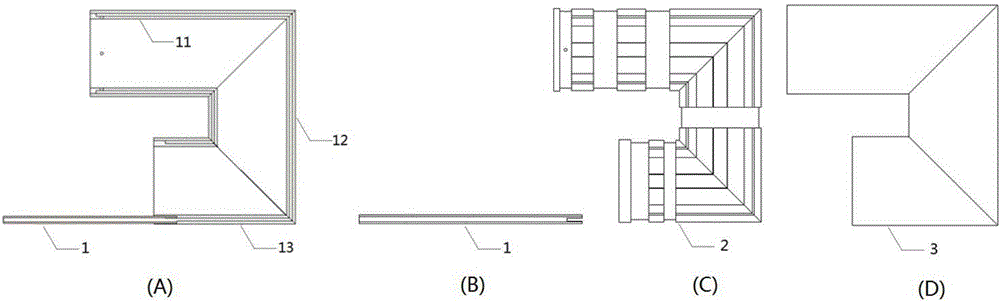 Fuel-cooled type evaporating pipe structure