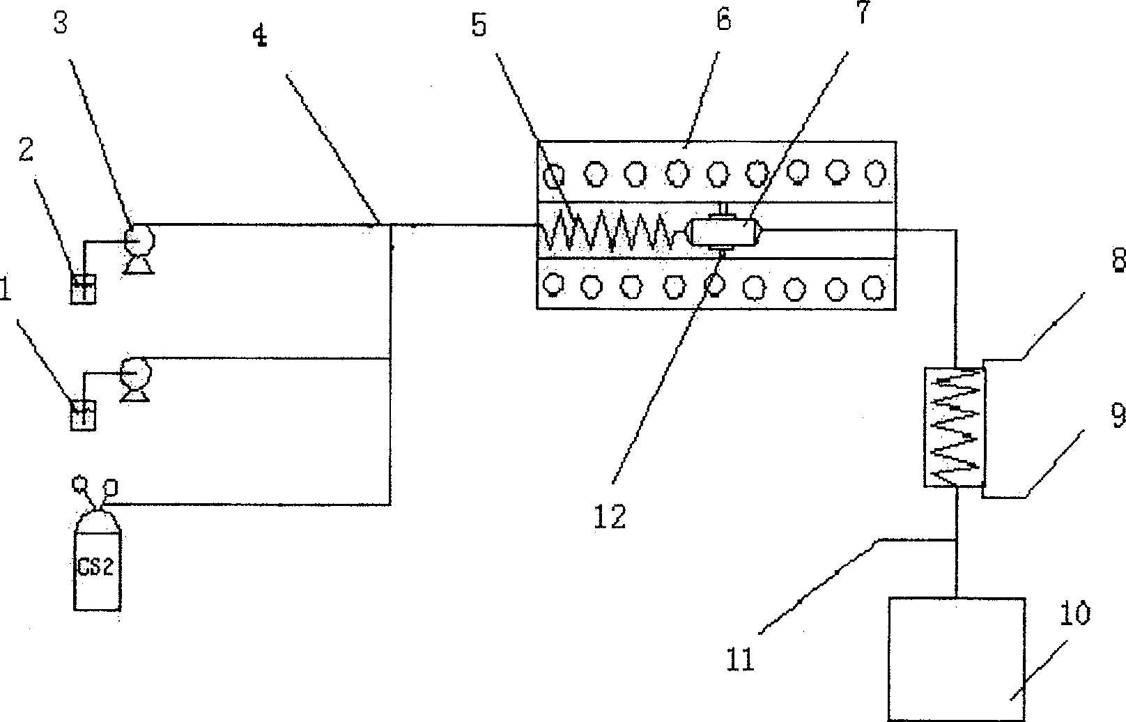 Method of on-line pretreatment inhibiting coking by hydrocarbon pyrolysis apparatus