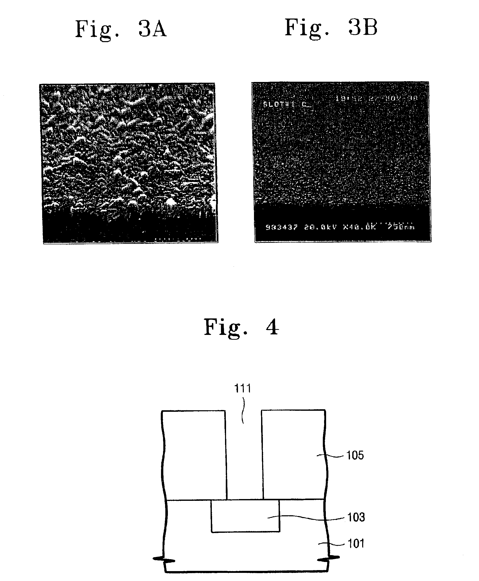 Method for forming an electrical interconnection providing improved surface morphology of tungsten