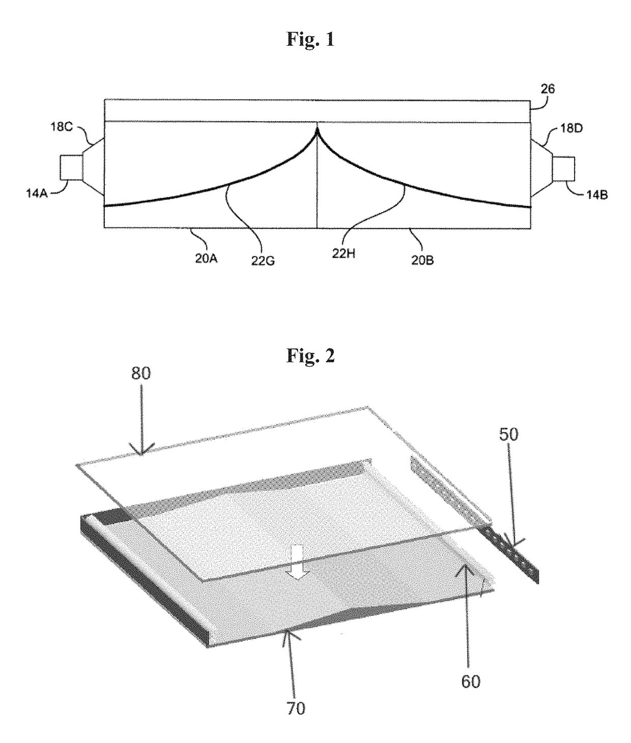 Air cavity LED backlight unit