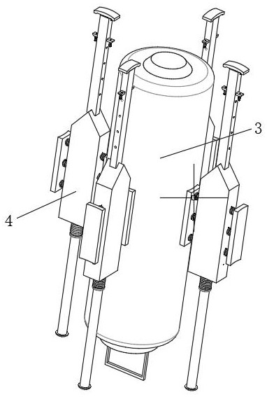 Explosion-proof hollow lithium battery pack with force release mechanism