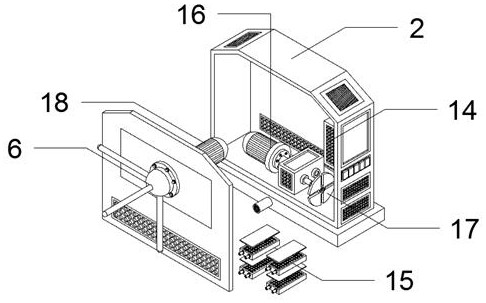 Energy-saving gate machine convenient to disassemble and assemble