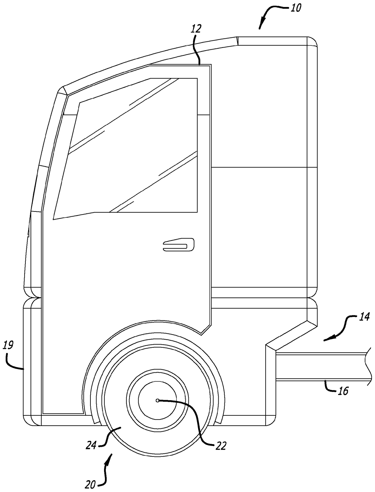 Opposed Piston Engine Layout in Heavy Trucks