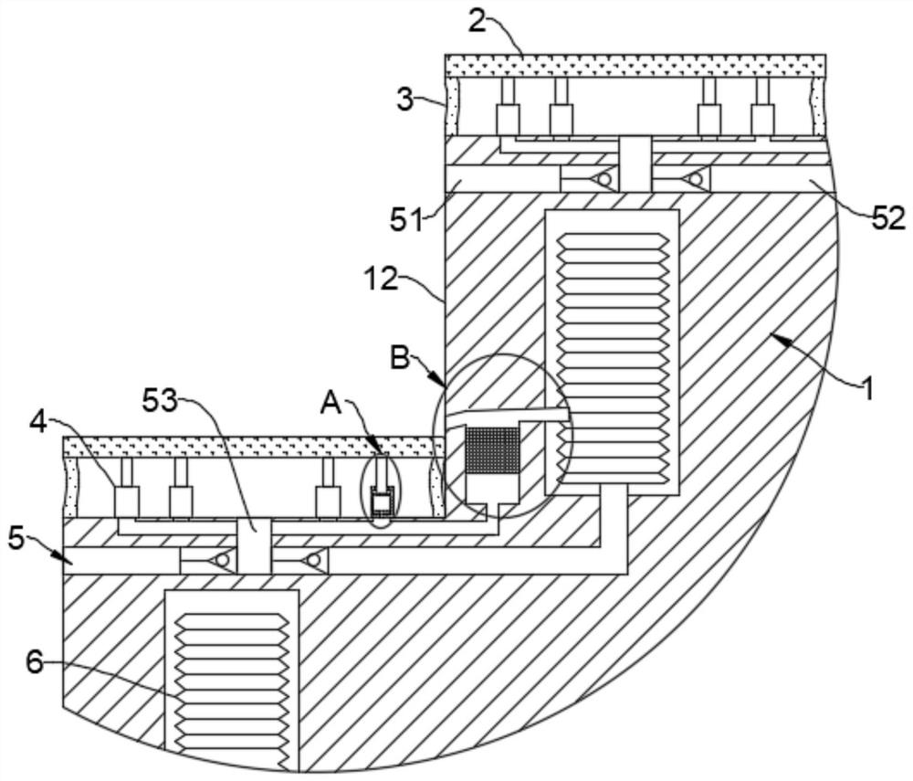 Self-cleaning fallen leaf garden steps and cleaning method thereof