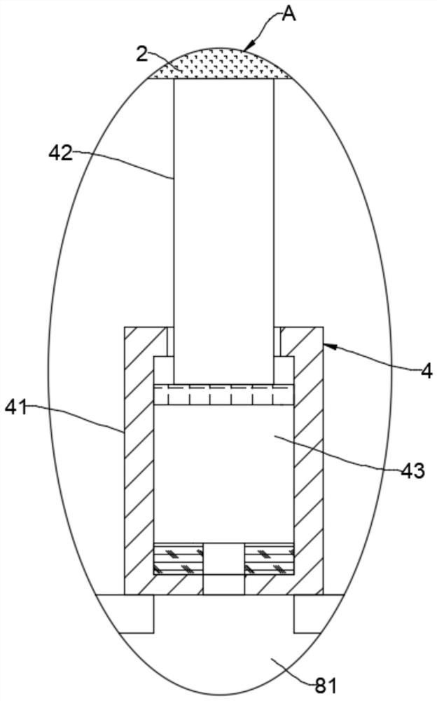 Self-cleaning fallen leaf garden steps and cleaning method thereof