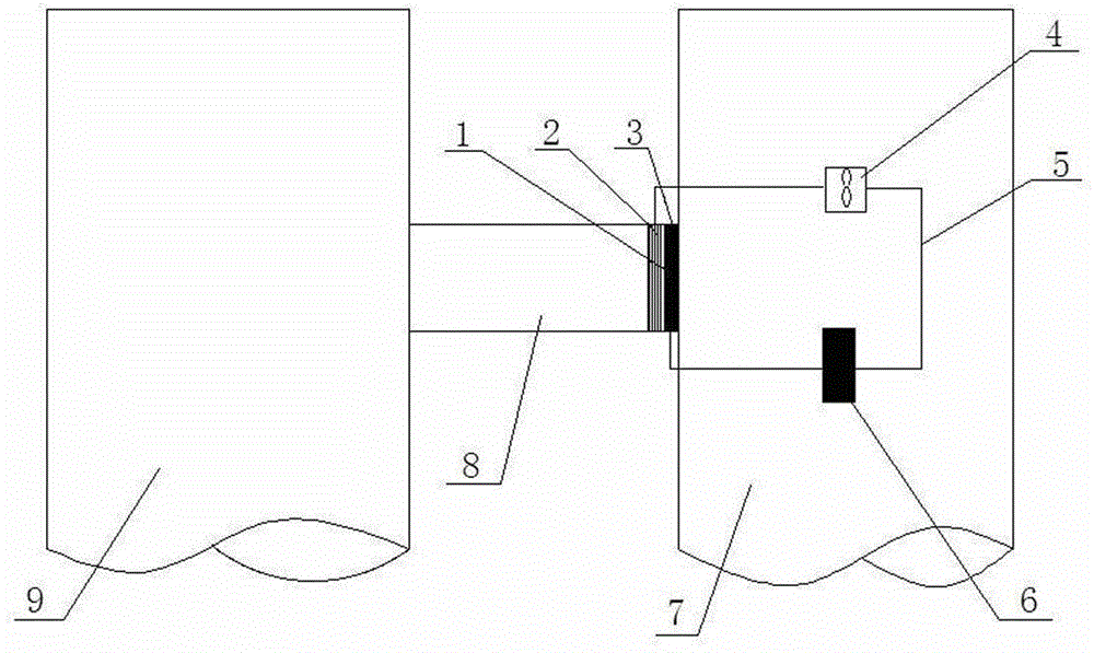 Recycling-type tunnel smoke prevention device