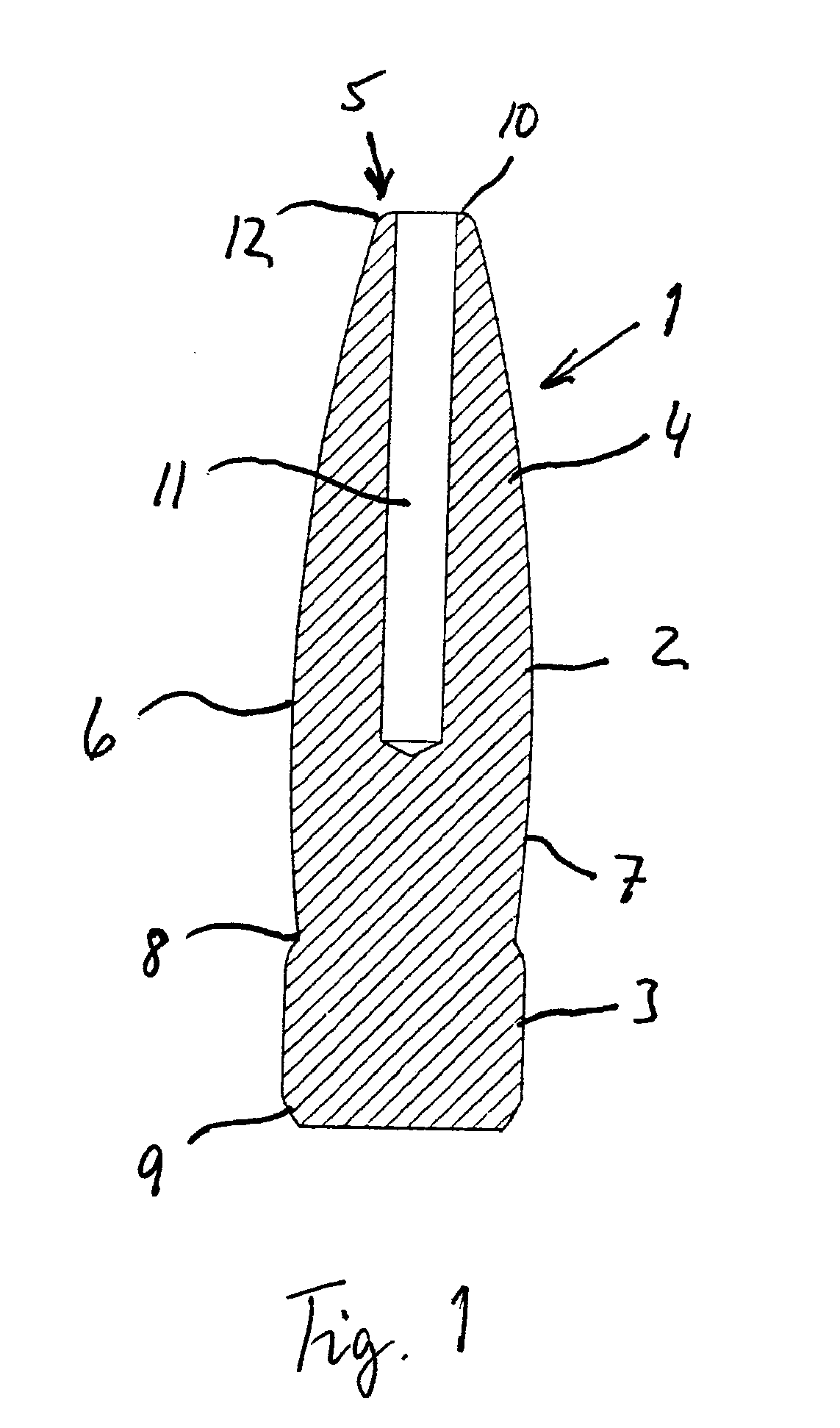 Projectile for fire arms