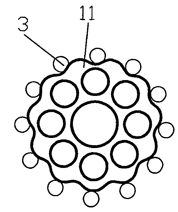 Accurate cycloid pin gear epicyclic transmission apparatus