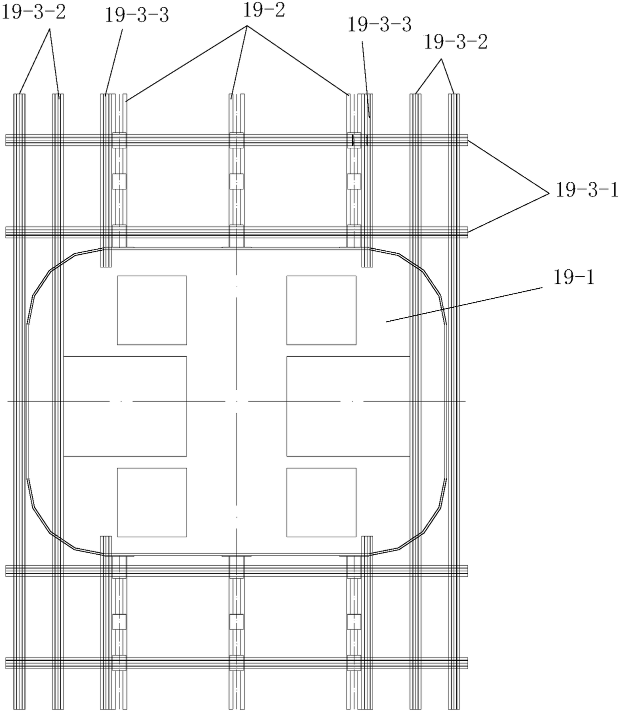 Construction method of large-span continuous beams adjacent to existing deep-water foundations