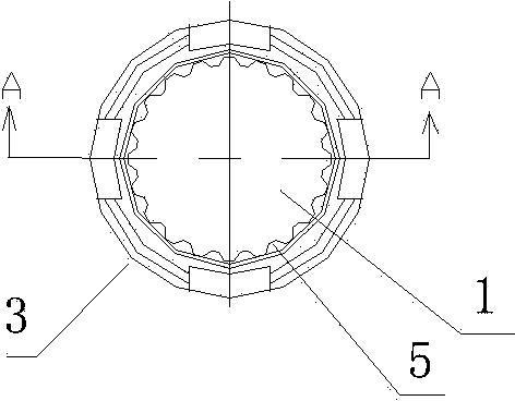 Copper plastic compound pipe