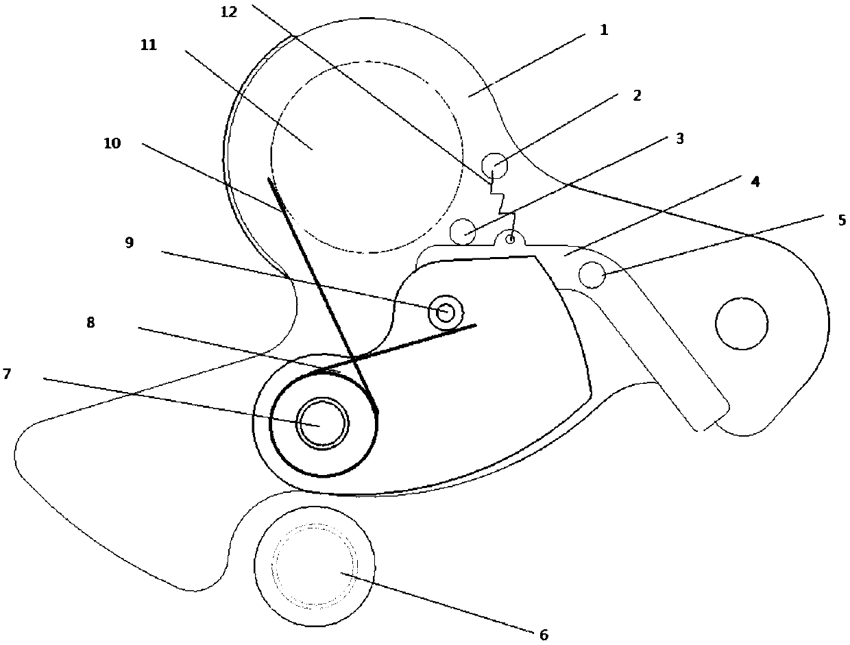 Anti-rebound device for circuit breaker