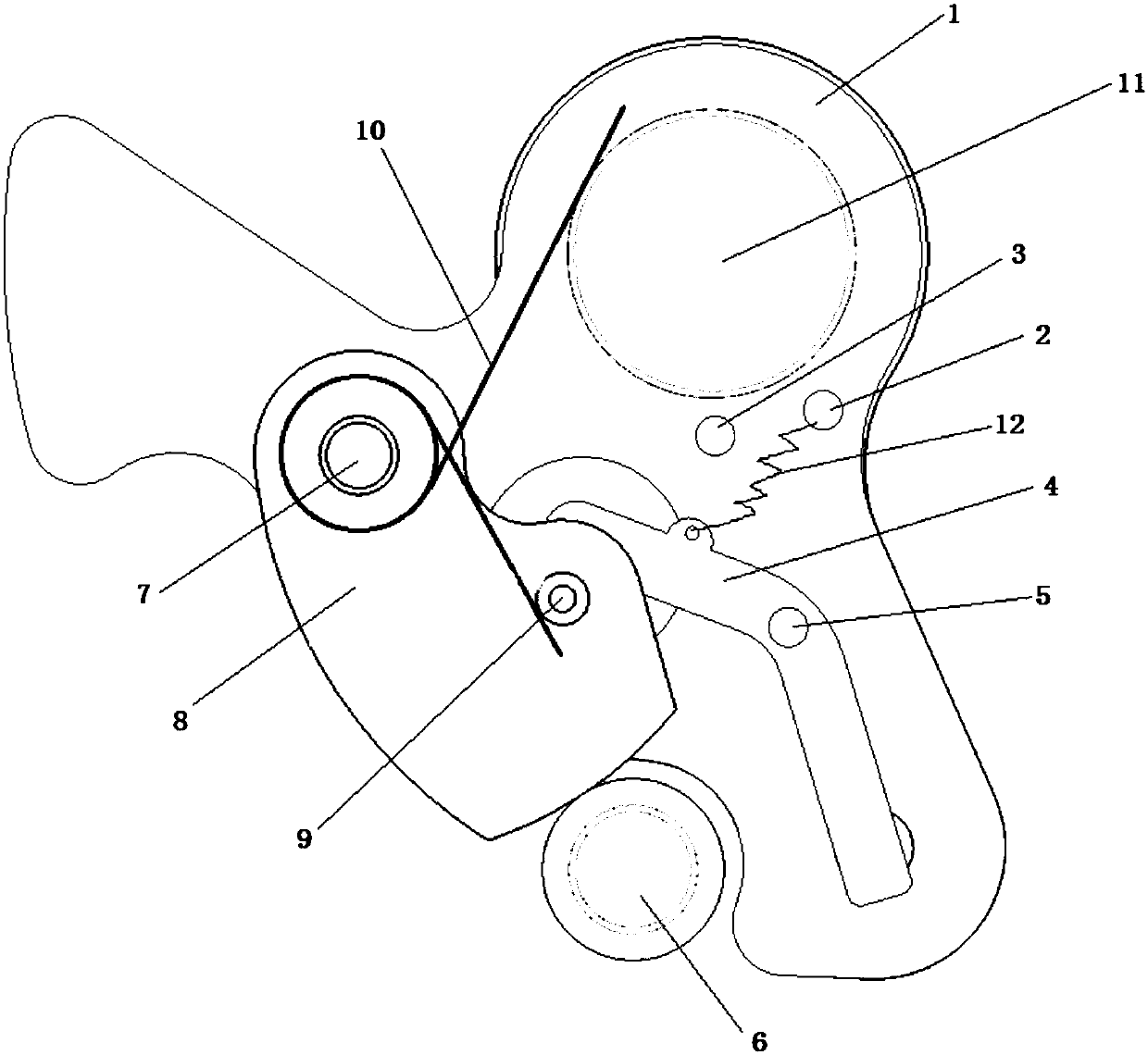 Anti-rebound device for circuit breaker