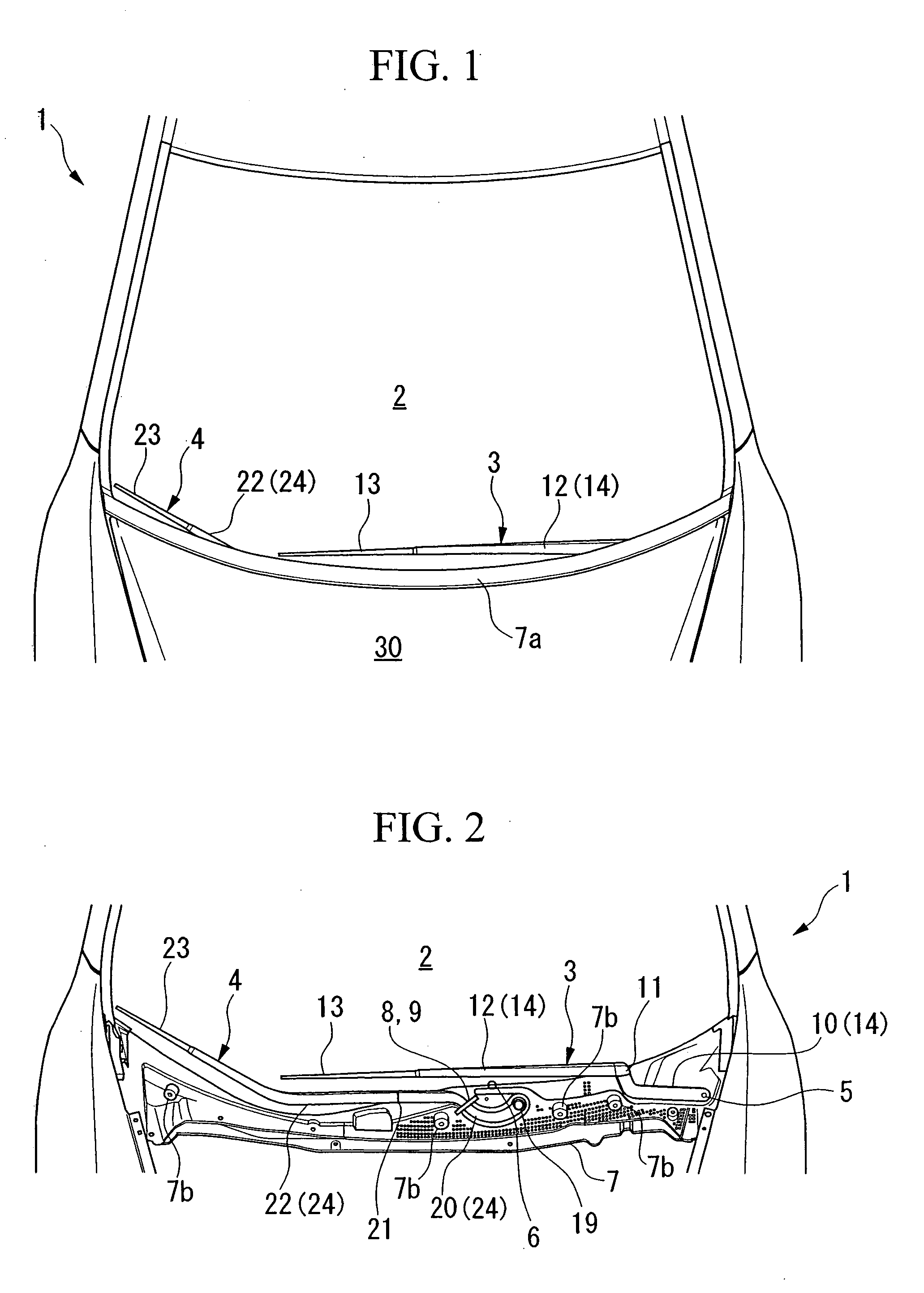 Wiper blade connecting structure