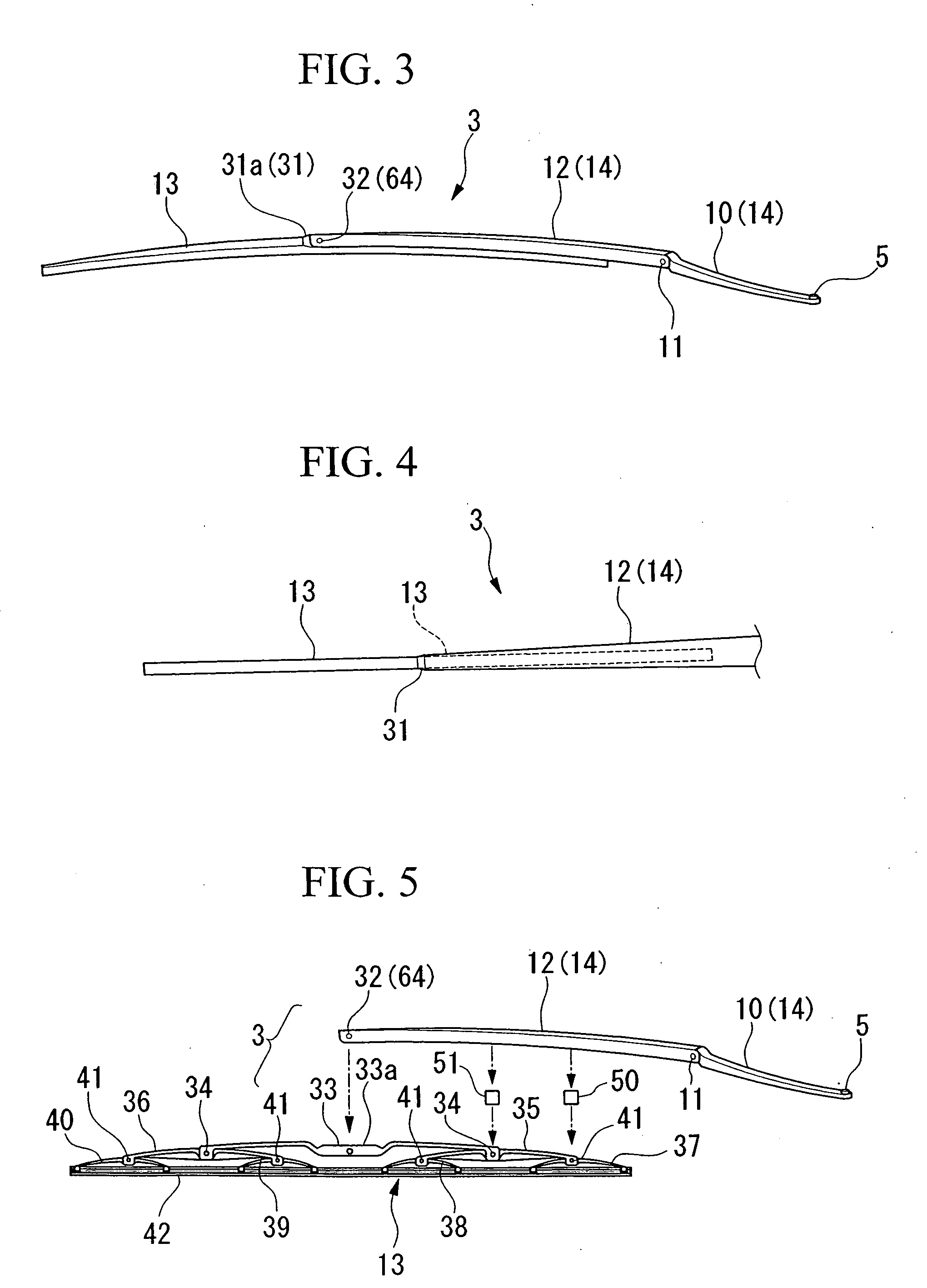 Wiper blade connecting structure