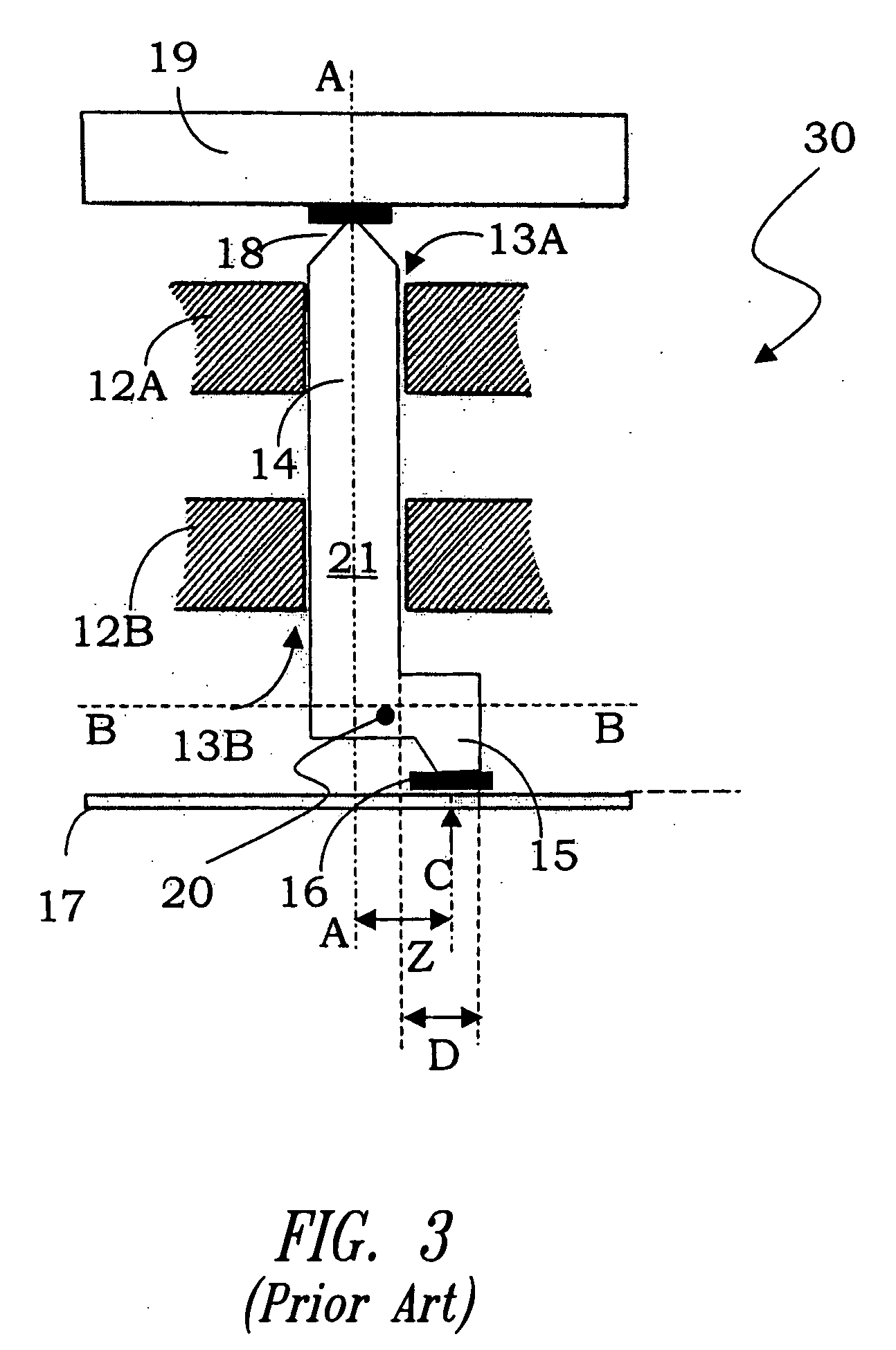 Contact probe for a testing head