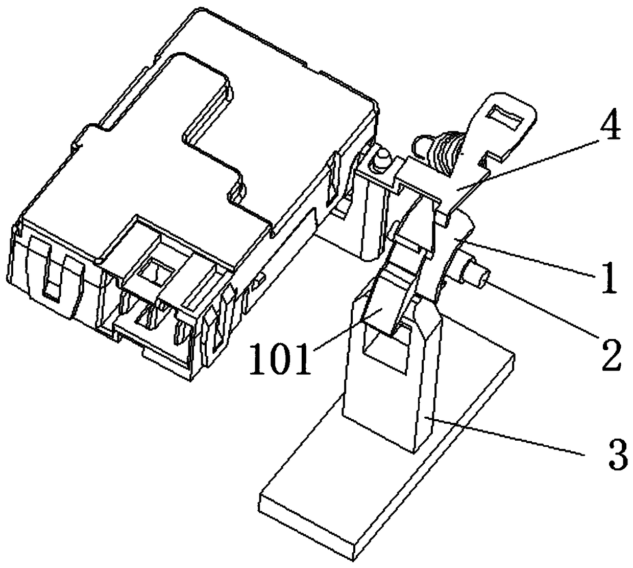 A door lock rotating device and a washing machine door lock having the same