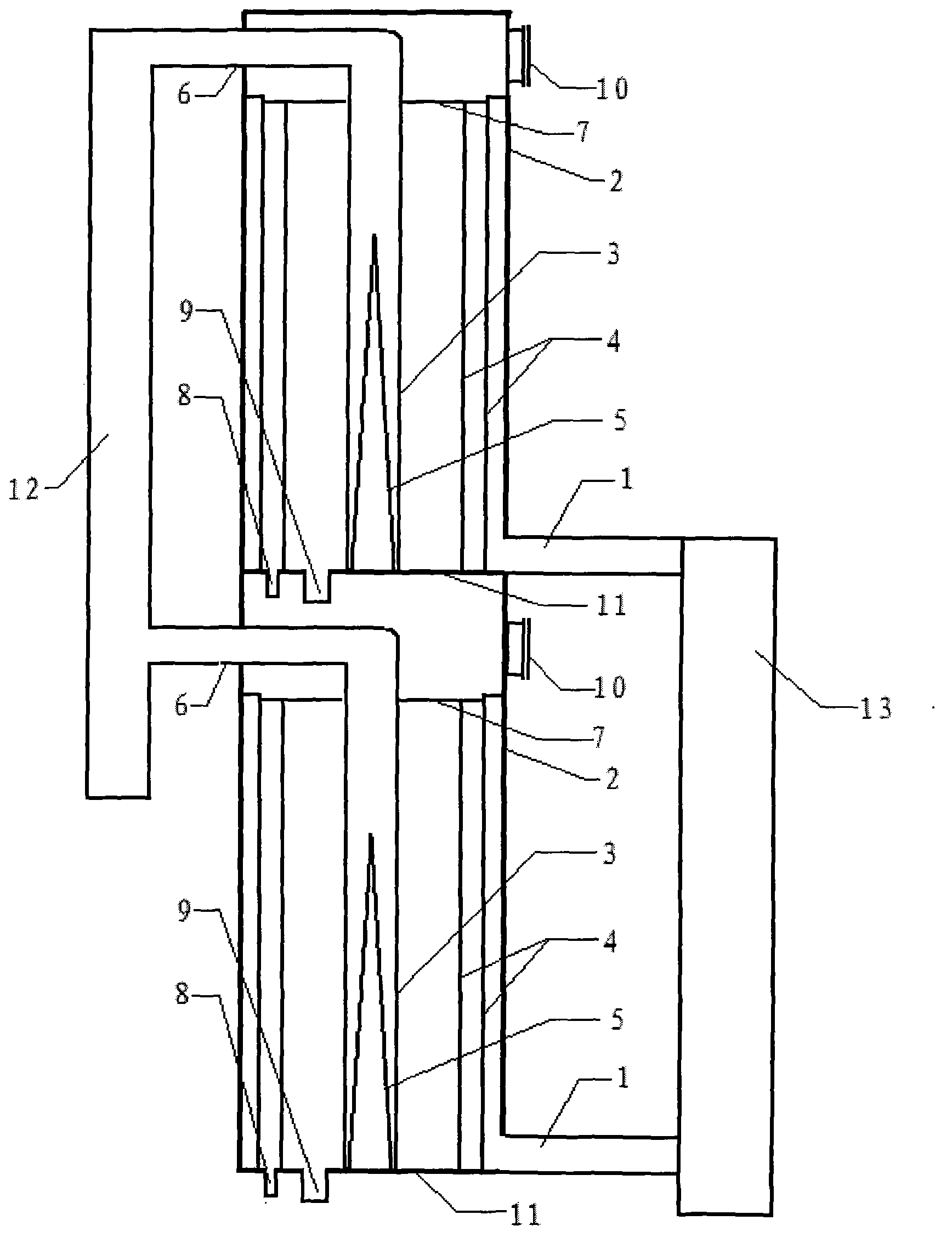 Efficient radial flow adsorption tower