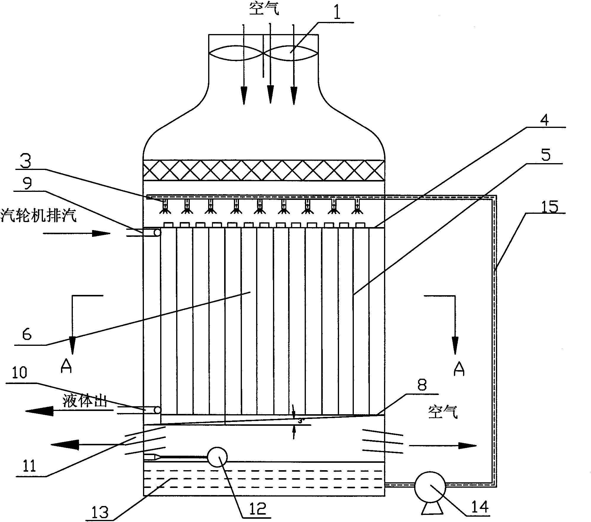 Lamella heat exchanger and manufacturing method thereof and lamella evaporative condensing equipment