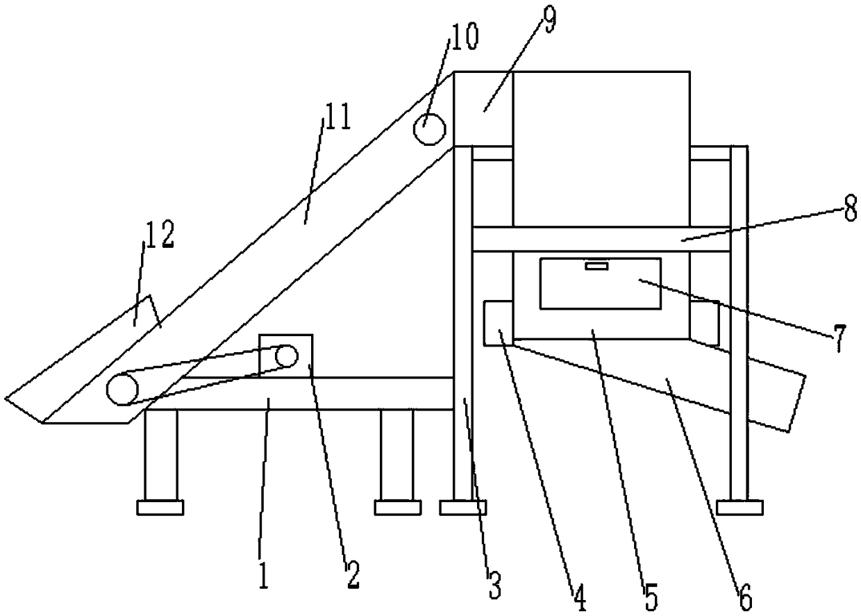 Even discharging building sand screening device