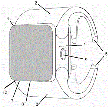 NFC wearable health monitor