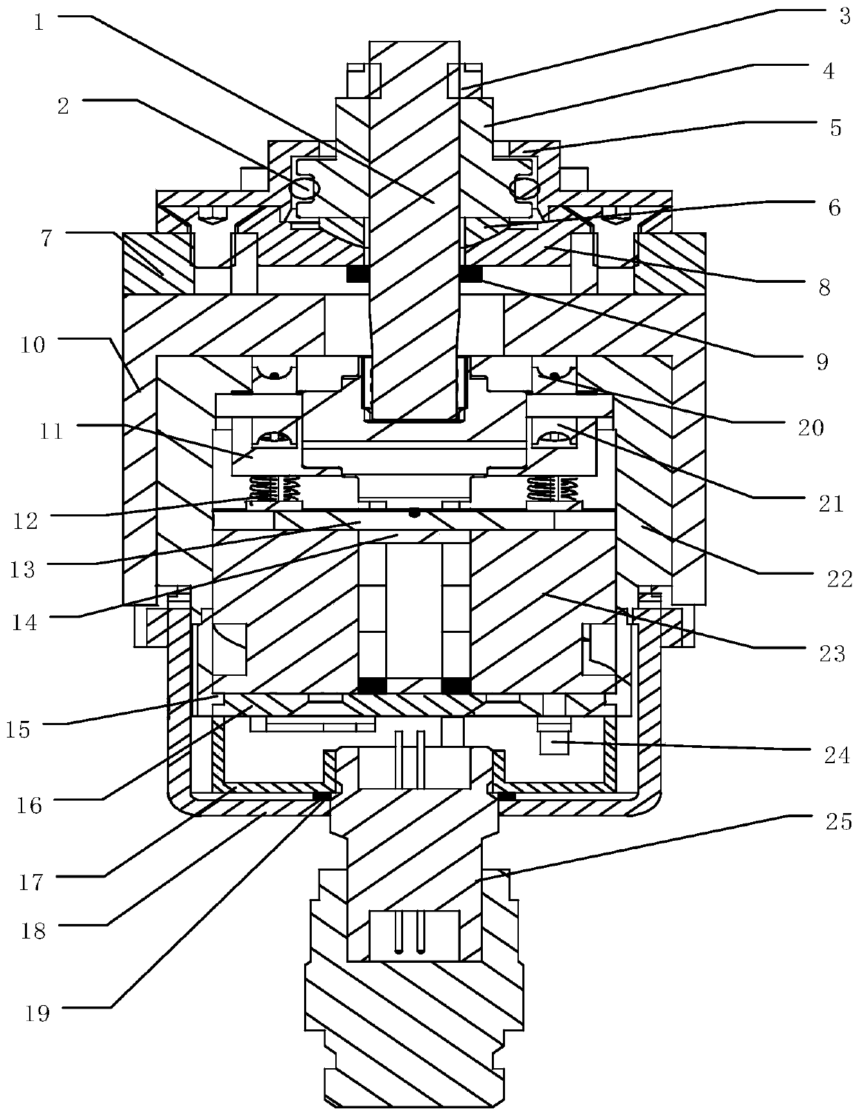 Connecting and separating device based on memory alloy wire driving