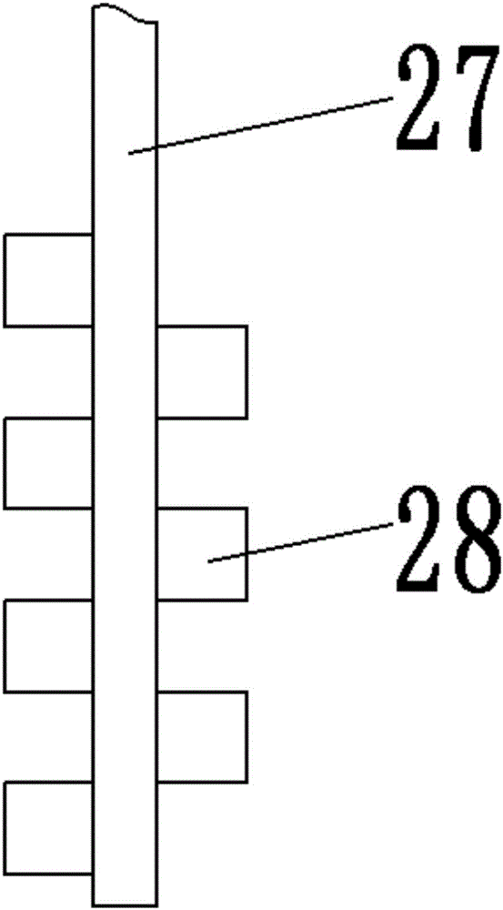 Chemical material reaction device with two stirring devices