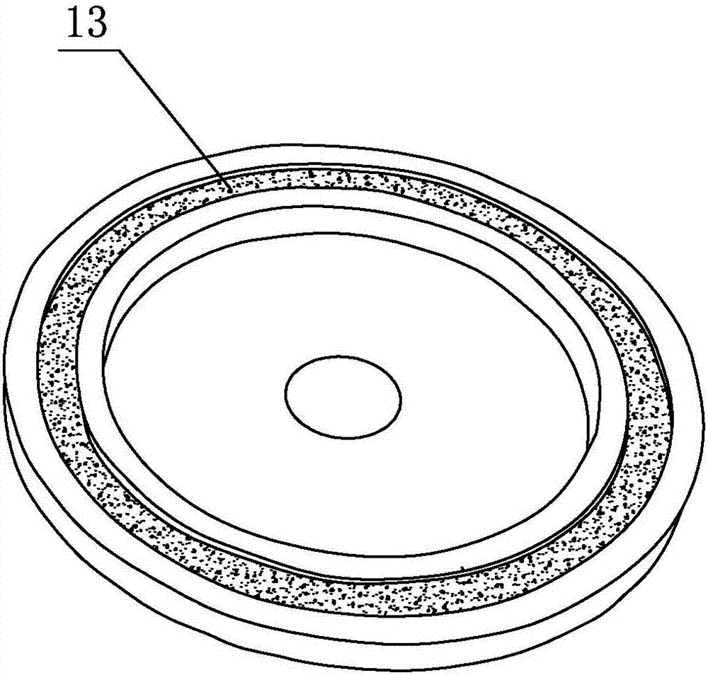 Diamond abrasive wheel mechanism based on 3D printing