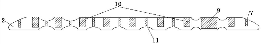 Bone fracture plate for ulna and radius shaft