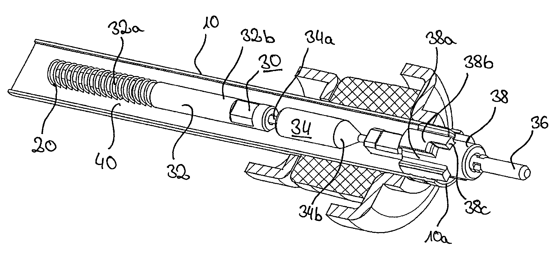 Tubular heater with insulating material in the connection end region