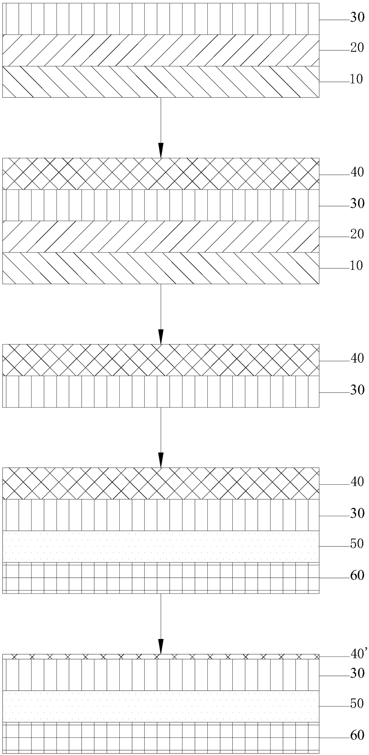 TFT array substrate of flexible liquid crystal panel and manufacturing method of TFT array substrate