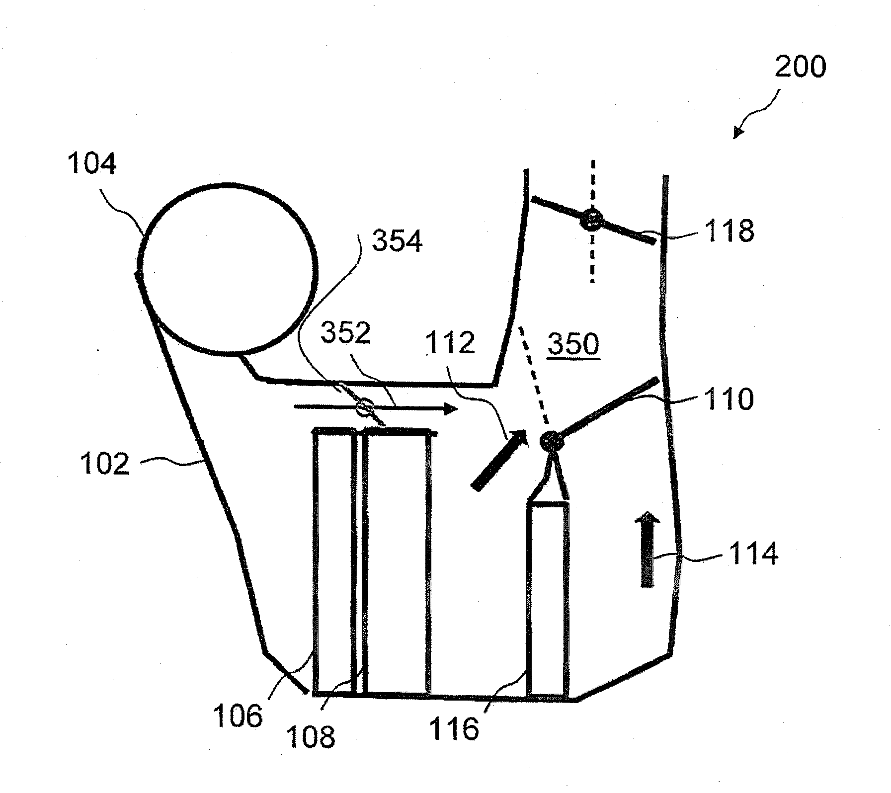 Temperature control device and method for generating a temperature-controlled air flow