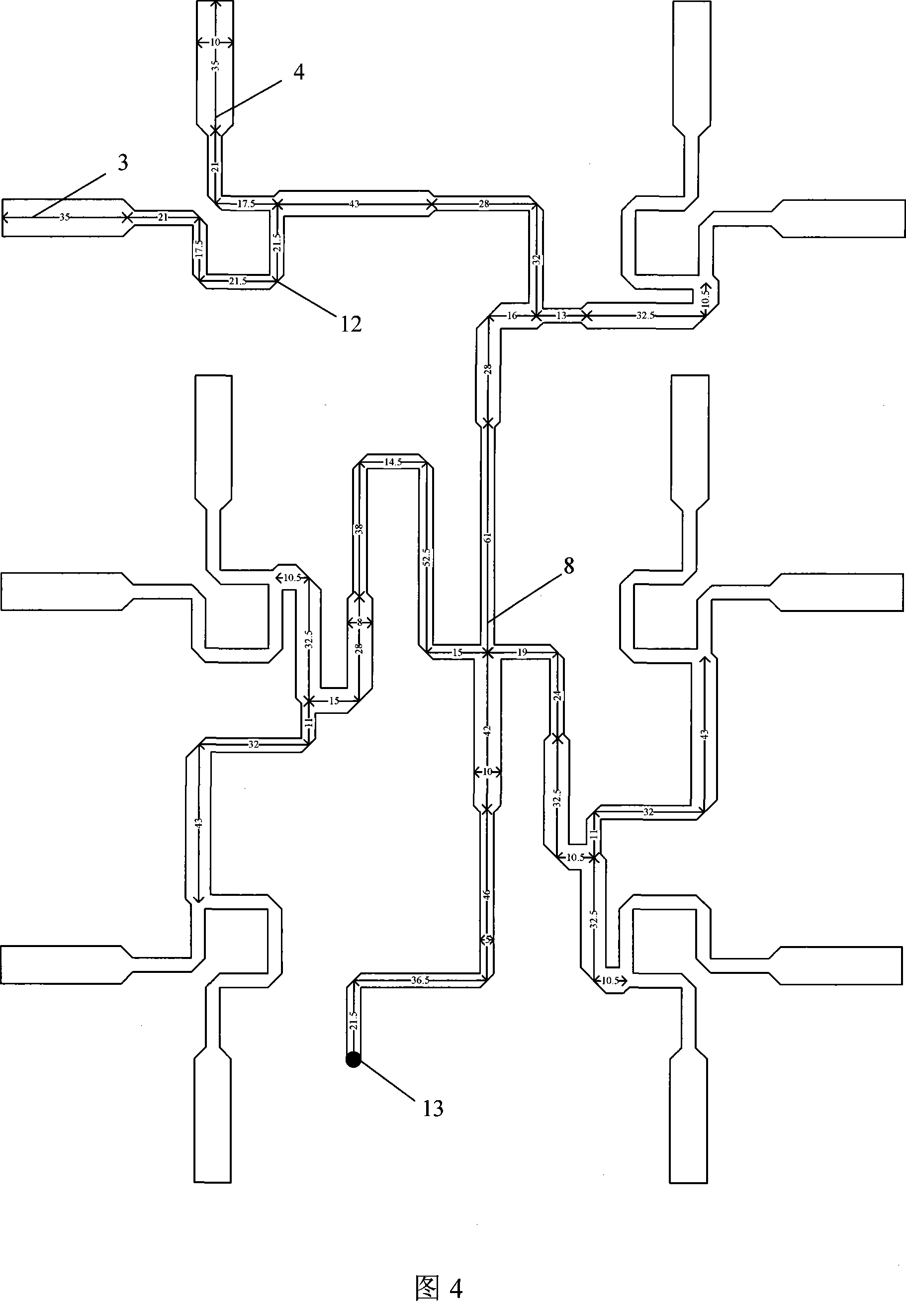 Antenna apparatus of BGAN system portable terminal