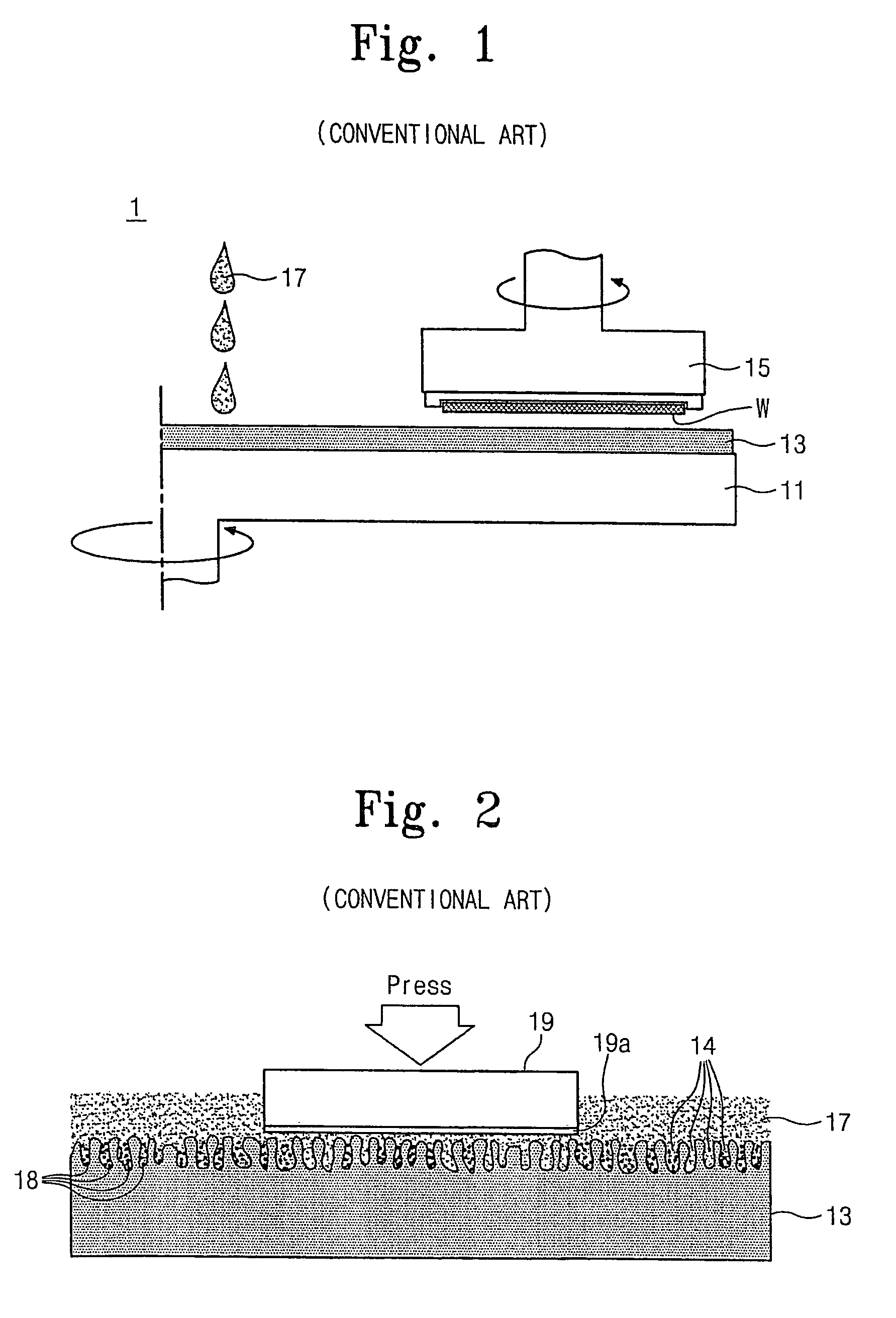 Chemical mechanical polishing devices, pad conditioner assembly and polishing pad conditioning method thereof