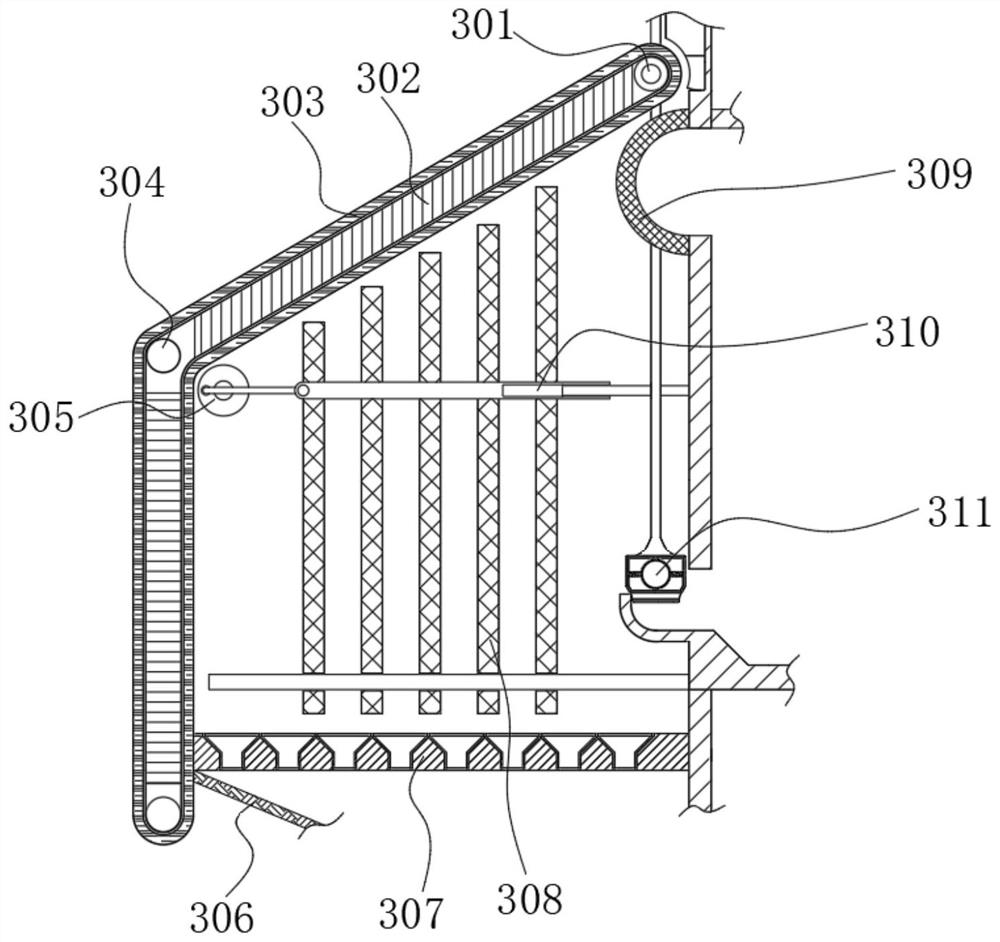 A rainwater diversion discharge device for sponge city construction