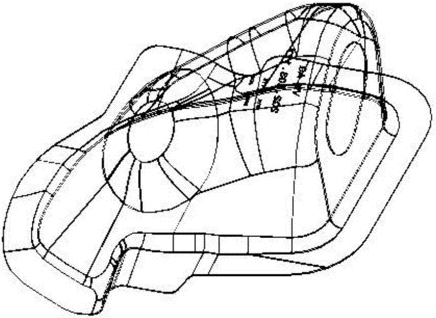 Deep drawing die structure generating method and system