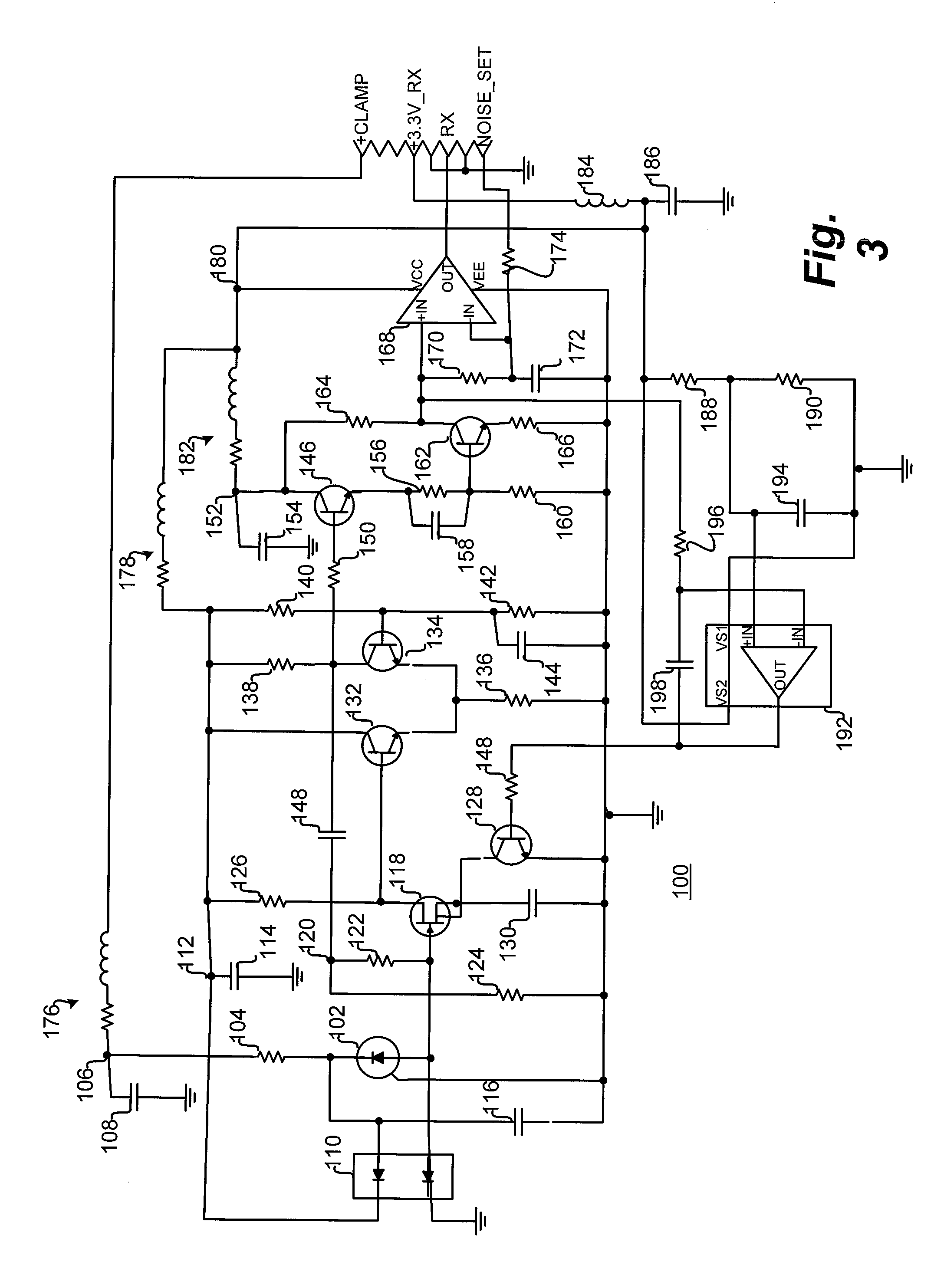 Non-saturating receiver design and clamping structure for high power laser based rangefinding instruments