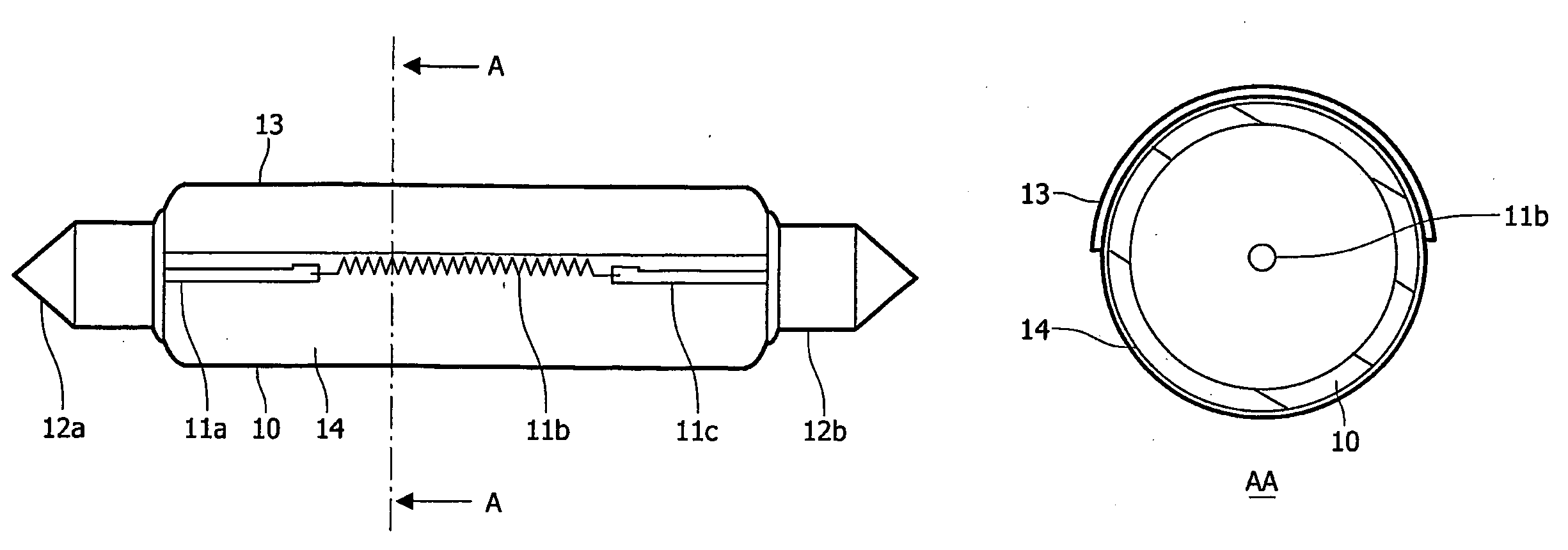 Lamp With Light Absorbing Coating