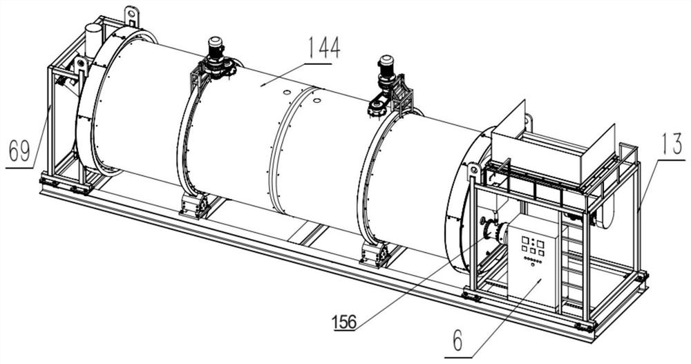 Full-automatic poultry manure fermentation and biochemical treatment device