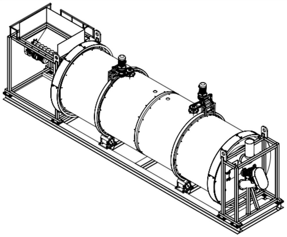 Full-automatic poultry manure fermentation and biochemical treatment device