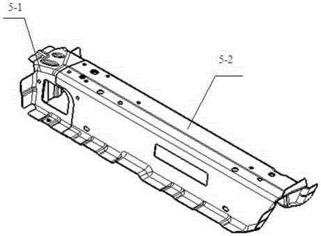 A front floor assembly structure suitable for platform vehicles