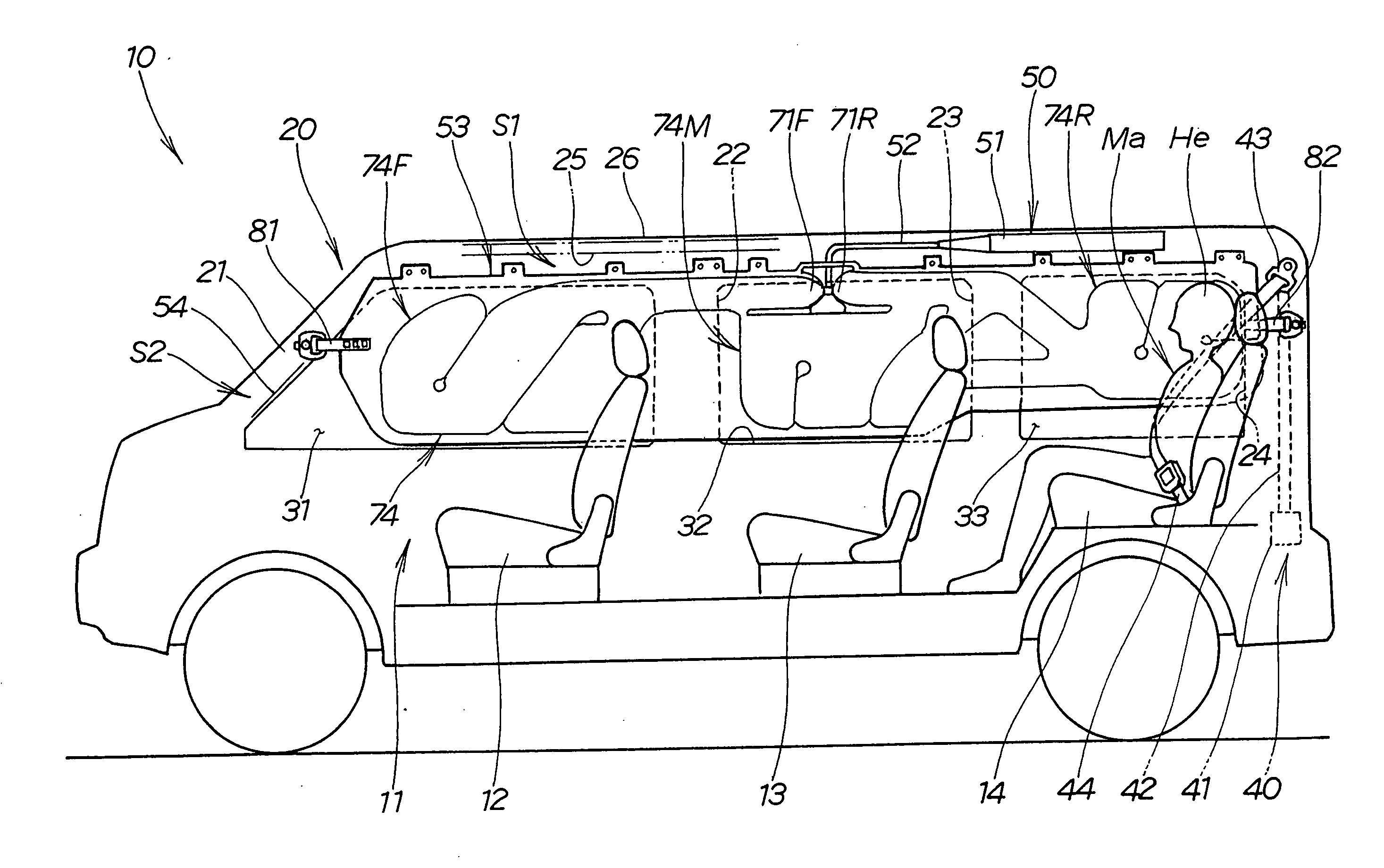 Vehicle occupant protection device