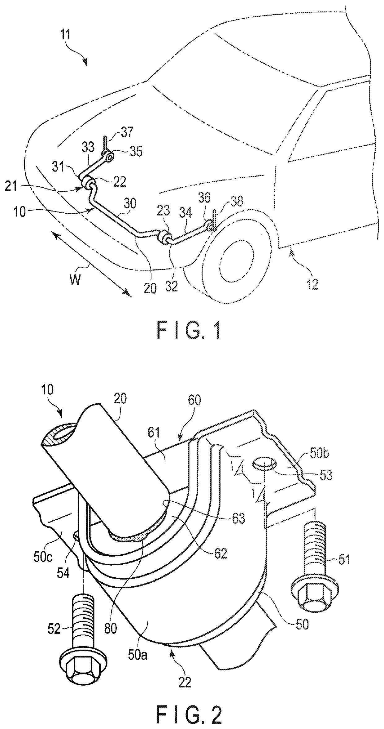 Vehicle stabilizer device