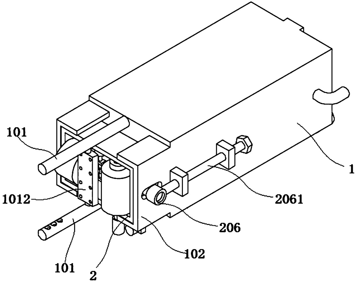 Track lubricating device for truck mounted crane